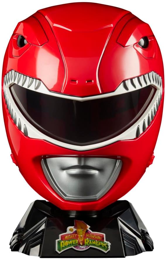 Power Rangers PRG LC MMPR Casco de Ranger rojo