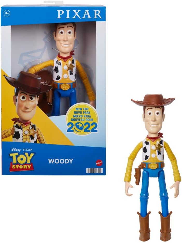 Mattel Disney and Pixar Toy Story - Figura de acción grande, Posabl...