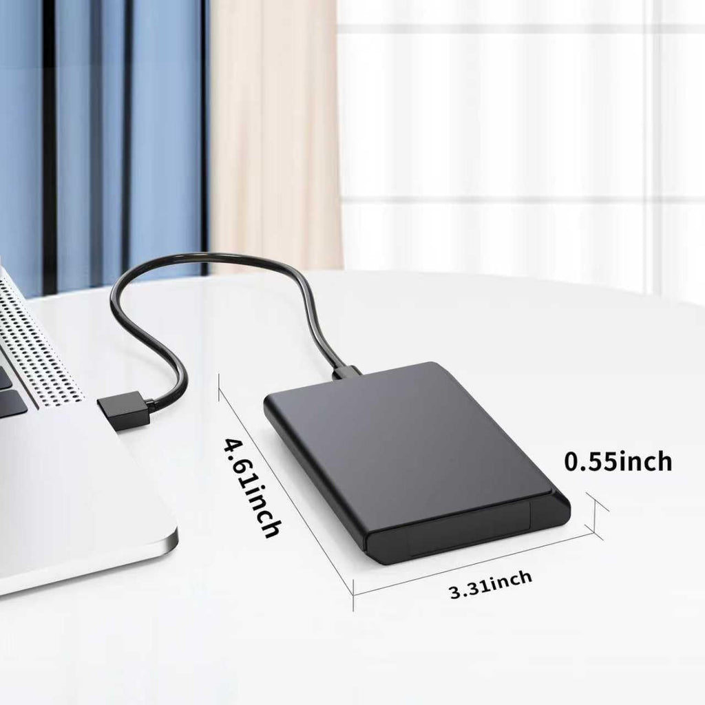 Disco duro externo portátil ultradelgado de 250 GB USB3.0 HDD Almacenamiento para Xbox One X/S, Xbox 360, PS4, PC, escritorio, laptop, MacBook, Chromebook