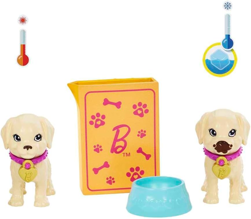 Set de Muñeca de Adopción de Cachorro Barbie y Accesorios con Cambi...