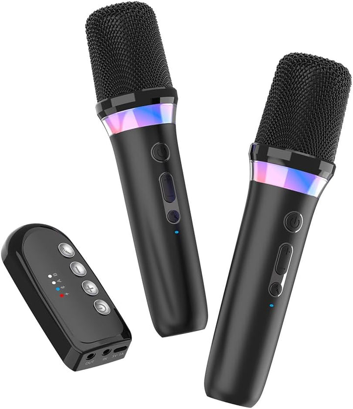 Myxtren Micrófono de karaoke para automóvil, micrófono dinámico rec...