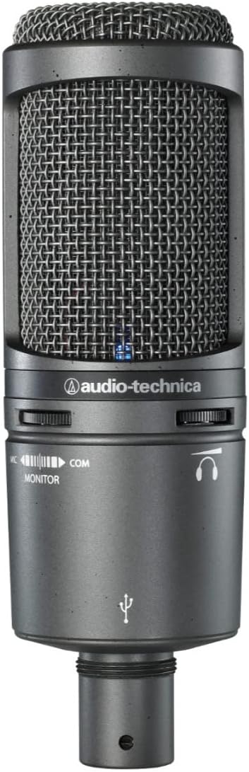 Micrófono condensador cardiode de la marca Audio-Technica, modelo A...
