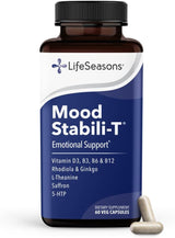LifeSeasons Mood Stabili-T Suplemento de apoyo emocional y equilibr...