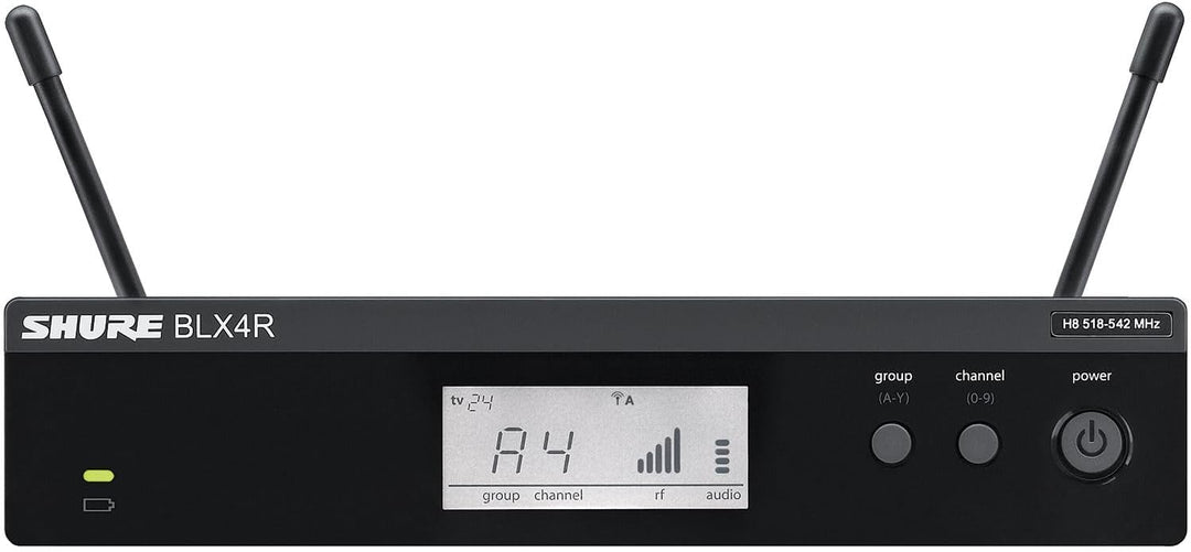 Shure BLX4 Receptor de Canal Único - para uso con Sistemas Inalámbr...