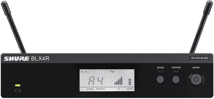 Shure BLX4 Receptor de Canal Único - para uso con Sistemas Inalámbr...