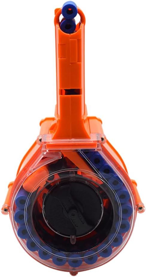Revista de tambor de 25 rondas para la serie Nerf N-Strike Elite con 30 dardos de recarga