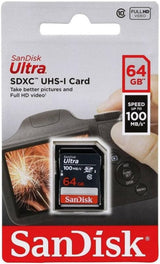 SanDisk Tarjeta de memoria Ultra SDXC UHS-I de 64 GB - 100 MB\/s, C...