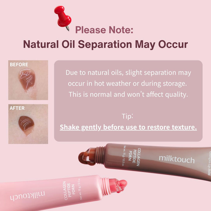 milktouch Bálsamo labial de colágeno vegano que brilla intensamente...