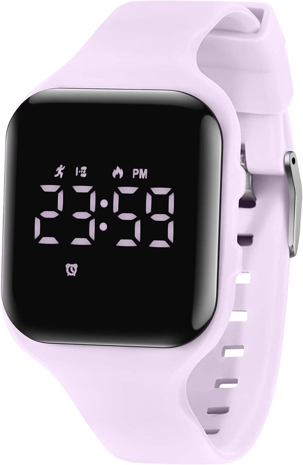 Relojes para niños y niñas, reloj deportivo digital con contador de pasos, podómetro, alarma de vibración, sin aplicación, impermeable, rastreador de fitness, reloj para niños, niñas, adolescentes