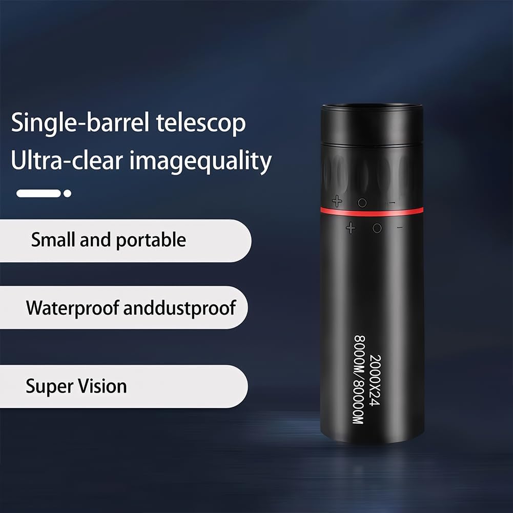 Telescopio monocular 24X monoculares compactos de prisma