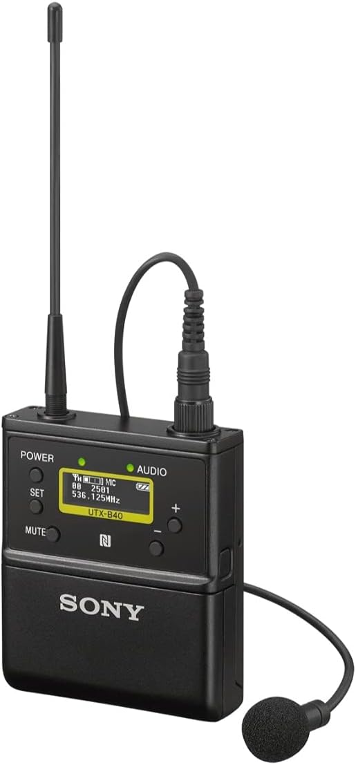 Sony UWP-D, 1 sistema de micrófono inalámbrico, negro, talla única...
