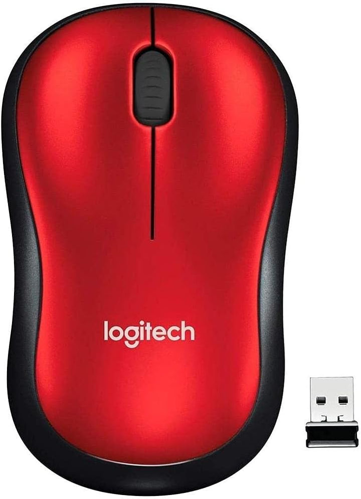 Logitech Ratón inalámbrico M185, 2.4 GHz con mini receptor USB, dur...
