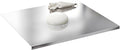 Tablas de cortar de acero inoxidable para cocina, tablas de cortar de acero inoxidable 304 con borde y almohadilla antideslizante de silicona para cortar carnes y frutas en la encimera, fáciles de