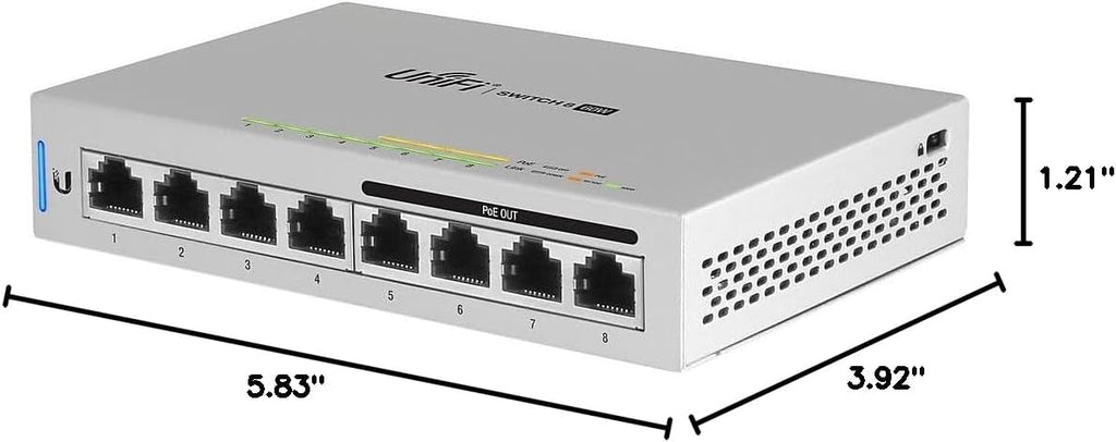 Ubiquiti UniFi interruptor 8, 60 W (US-8-60W)