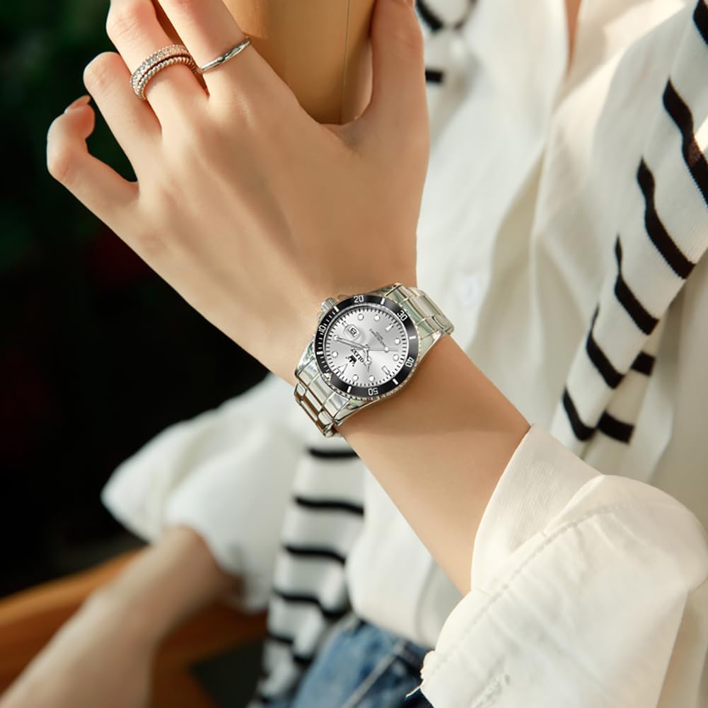 OLEVS Reloj de moda impermeable de lujo para mujer