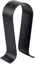Monoprice Soporte para auriculares, negro, construcción de aluminio completo, sólido y estable, se adapta a la mayoría de los auriculares