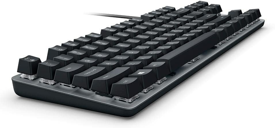 Logitech Teclado mecánico con cable K835 TKL con marco de aluminio e interruptor rojo lineal