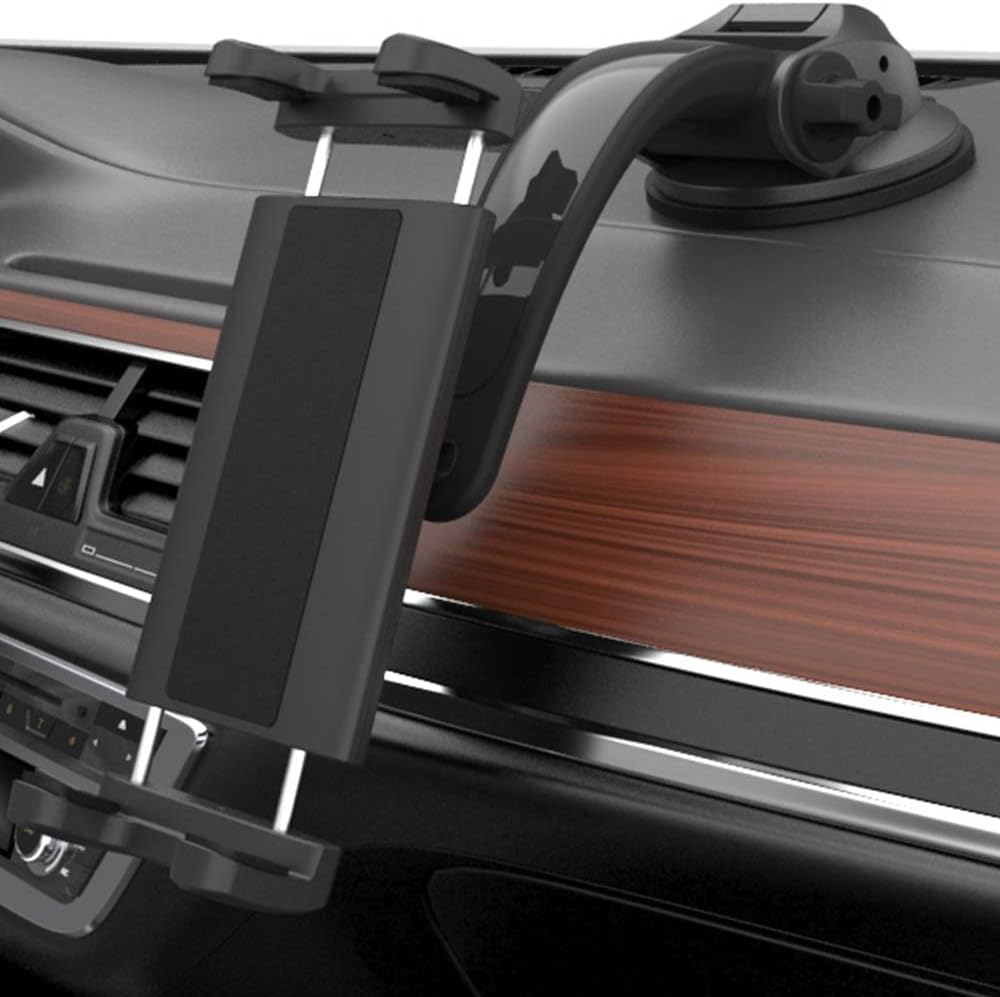 Soporte para tableta, para iPad de 4 a 13 pulgadas, soporte para tablero de camión con fuerte ventosa para iPad Pro 12.9 10.5 9.7, iPad Air Mini, Samsung Galaxy Tab, Kindle Fire HD, iPhone