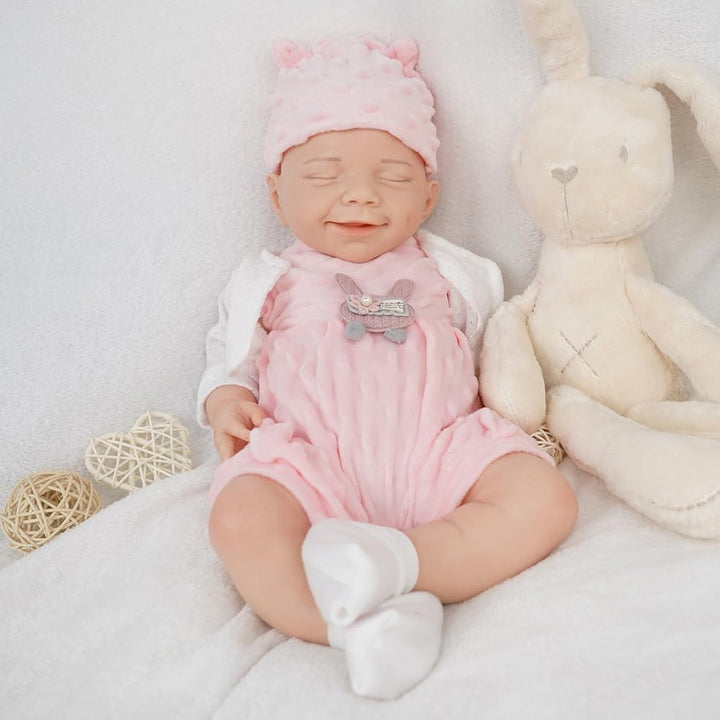 Muñecas de bebé Reborn de silicona de 18 pulgadas, muñeca de bebé r...