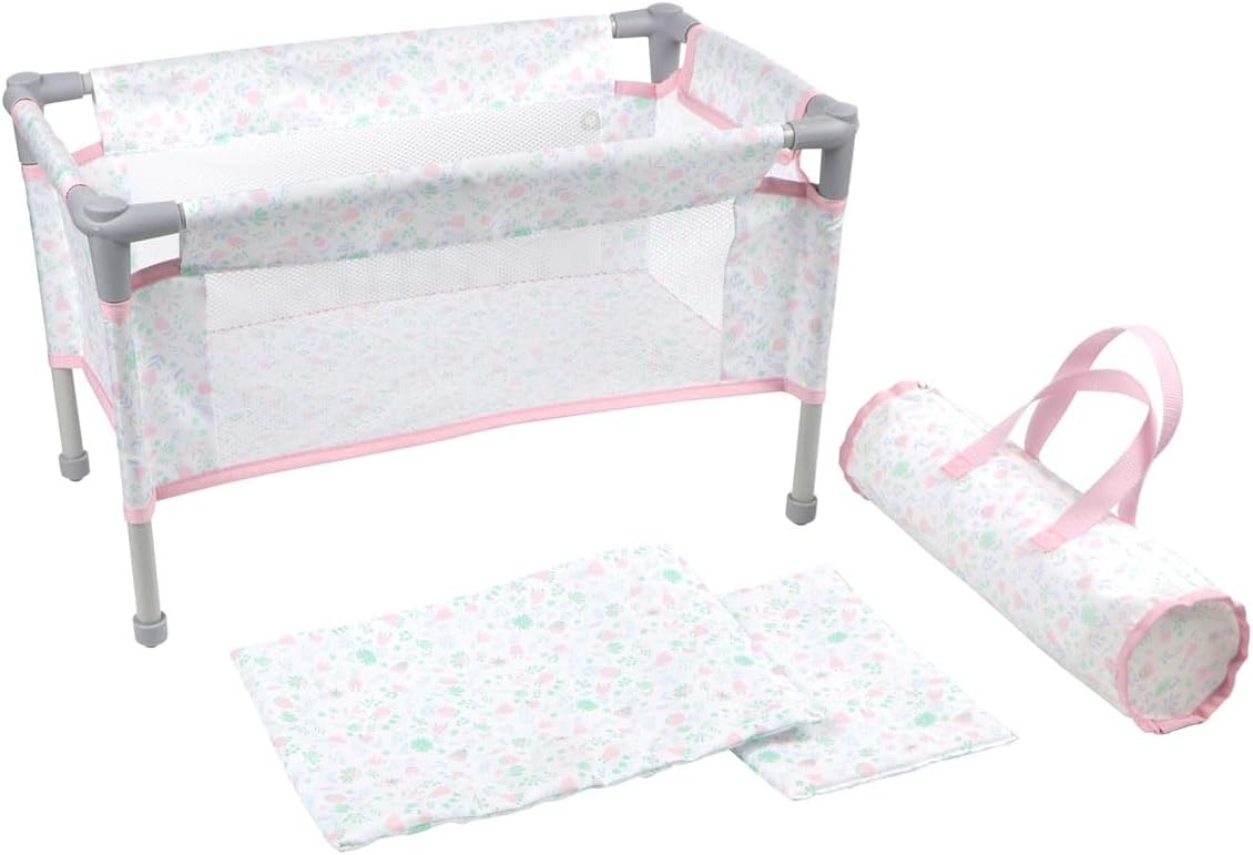 JC Toys - Berenguer Boutique | Cuna plegable de viaje - Parque infa...