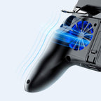 Zopsc controlador de juego móvil ergonómico con enfriamiento, 5000mah