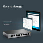 TP-Link TL-SG108PE V3, conmutador PoE administrado inteligente fácil