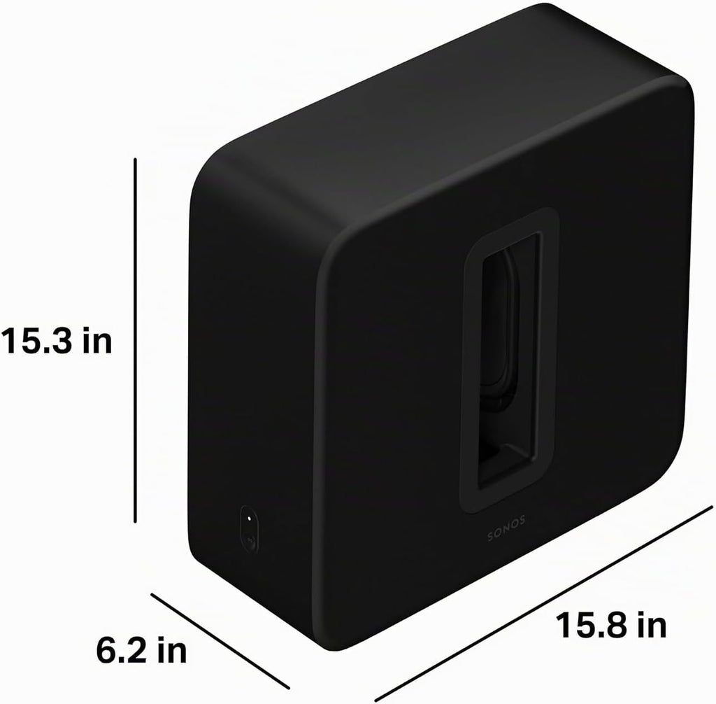Sonos Sub 4 - Subwoofer inalámbrico - Negro