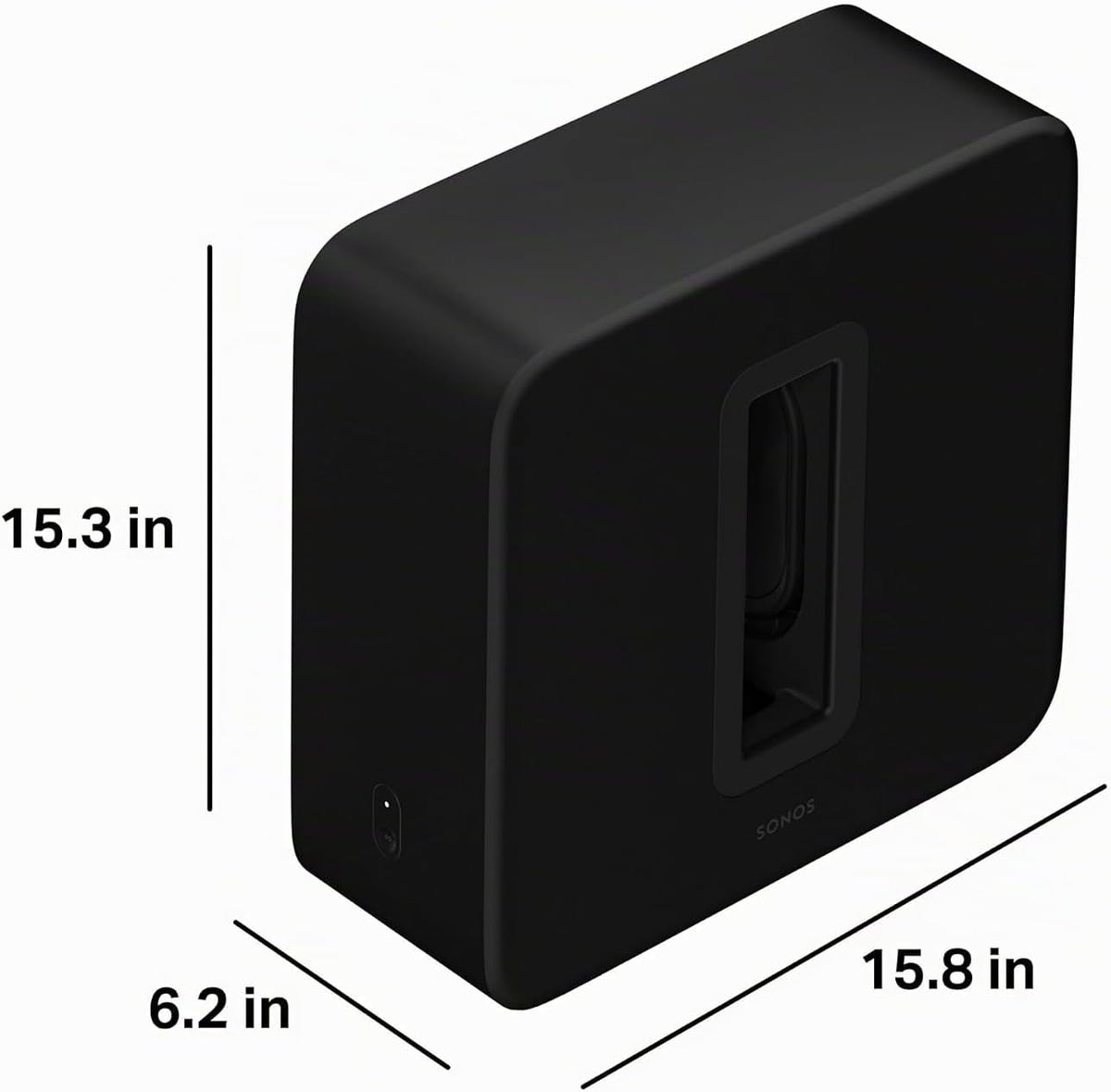 Sonos Sub 4 - Subwoofer inalámbrico - Negro