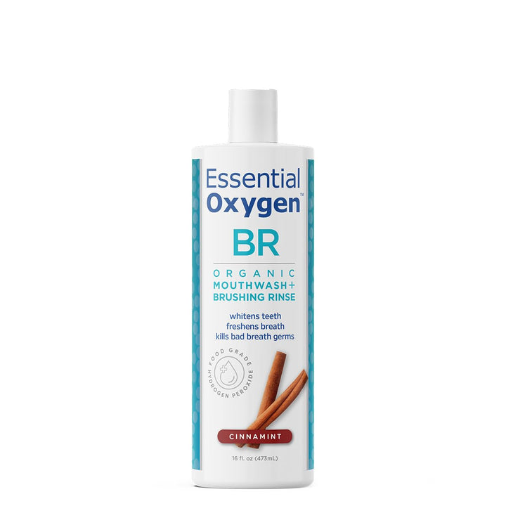 Essential Oxygen, Enjuague de cepillado orgánico certificado, Cinna...