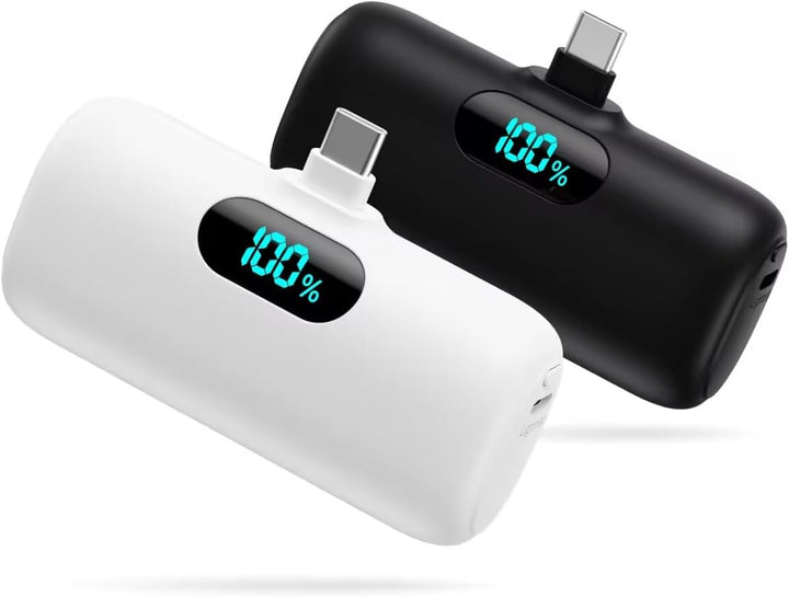 [Paquete de 2] Mini cargador portátil de 5000 mAh, batería portátil...