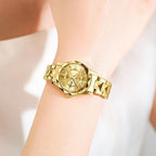 OPK Relojes para Mujer Estilo Business, Reloj Femenino con Correa de Acero Inoxidable, Reloj de Muñeca para Damas