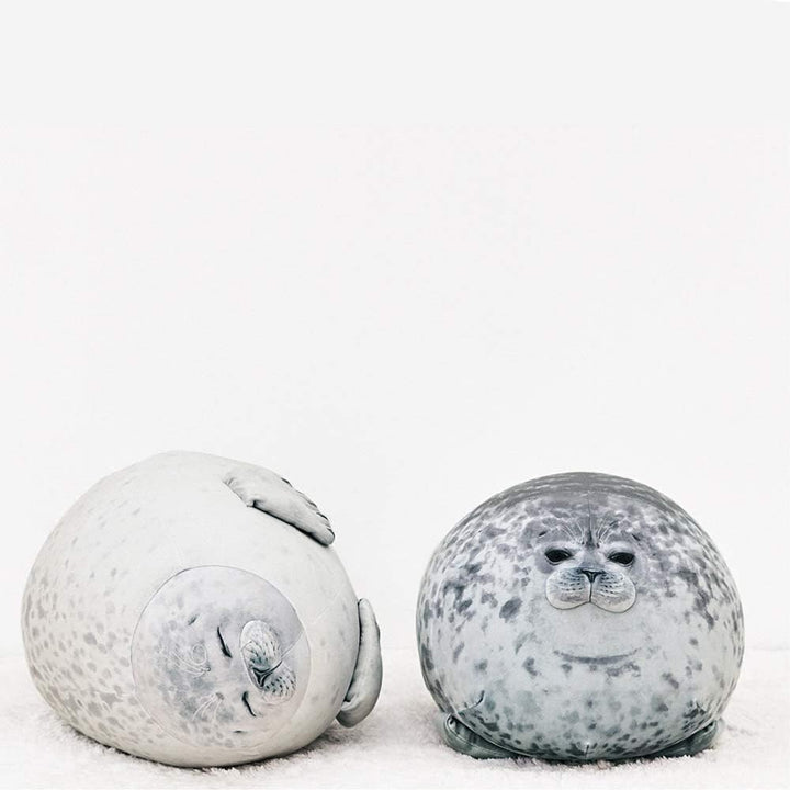 MerryXD Chubby Blob Seal Pillow - Almohada de peluche de algodón re...
