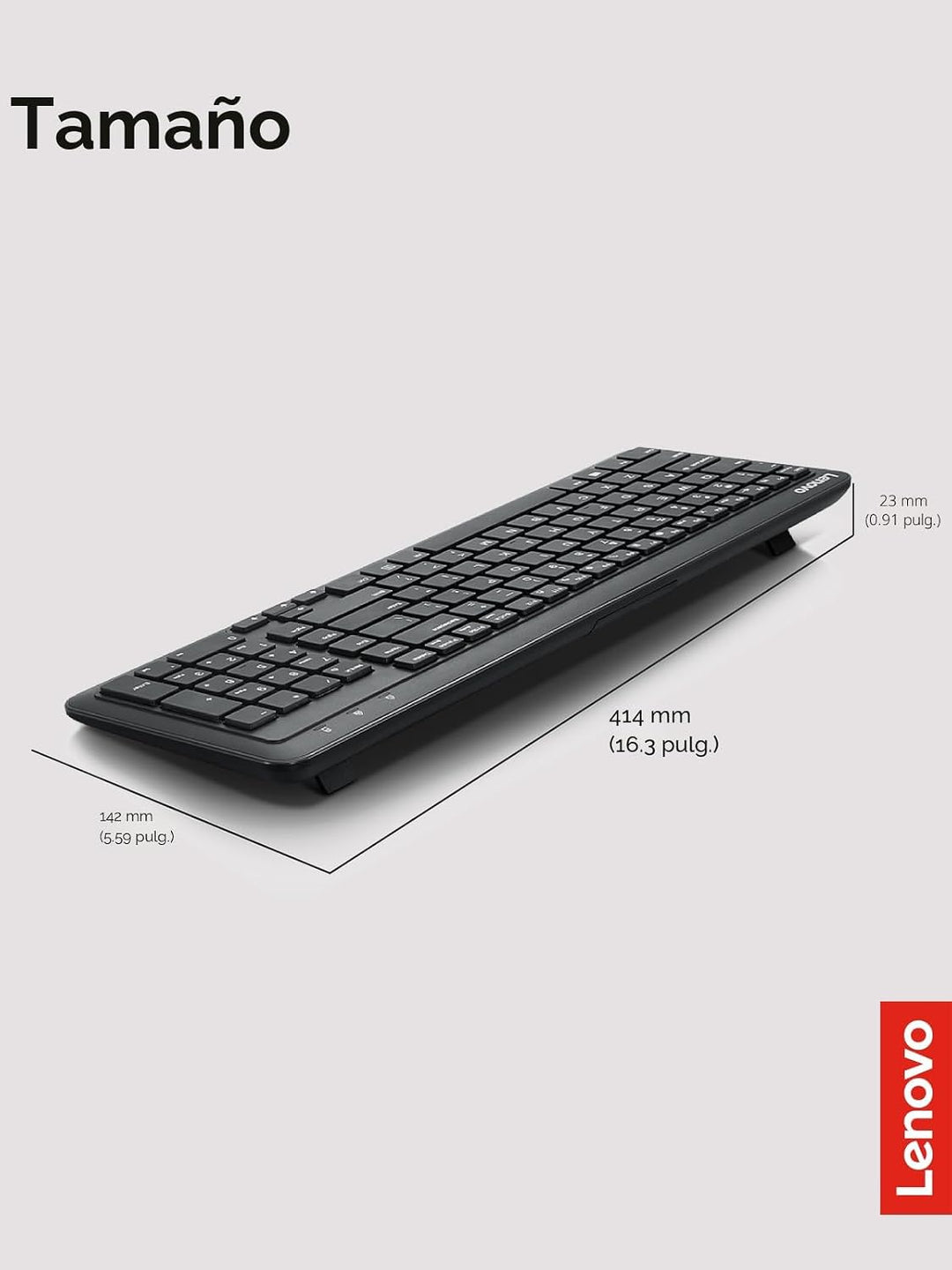 Lenovo Teclado inalámbrico 300, negro