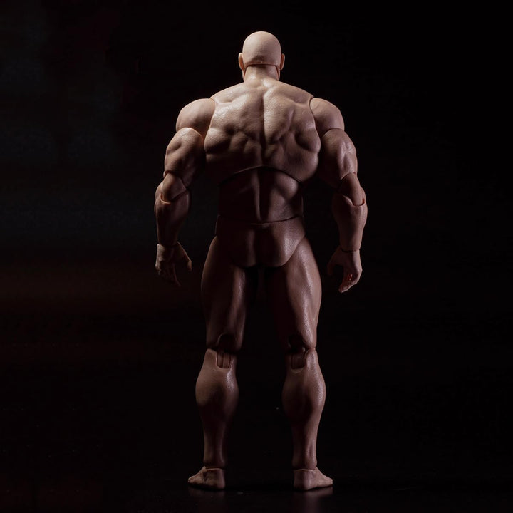 RoofWorld Figura de acción masculina a escala 1\/12, cuerpo articul...