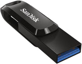 SanDisk Ultra Dual Drive Go - Unidad flash USB tipo C de 32 GB, col...