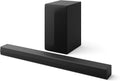 LG S60T 3.1 ch. Barra de sonido con subwoofer inalámbrico, Dolby Audio, Sinergia de TV, interfaz Wow, sonido AI Pro - Negro