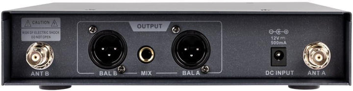 Monoprice Sistema de micrófonos inalámbricos de mano dual UHF de 20...