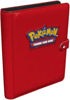 Ultra Pro Carpeta de Pokémon de 4 bolsillos de alta calidad, carpeta de tarjetas de Pokémon con 20 páginas de carga lateral y capacidad para hasta 160 tarjetas, sin ácidos y sin PVC, cierre a presión, parte trasera negra y cubierta acolchada de piel