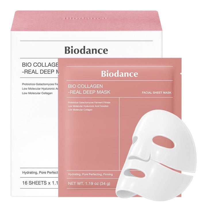 BIODANCE Máscara profunda real de bio-colágeno, máscara de hidrogel...
