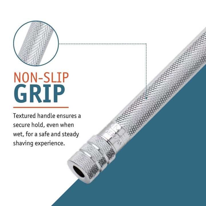 MERKUR 23C - Maquinilla de afeitar de seguridad de doble filo, crom...