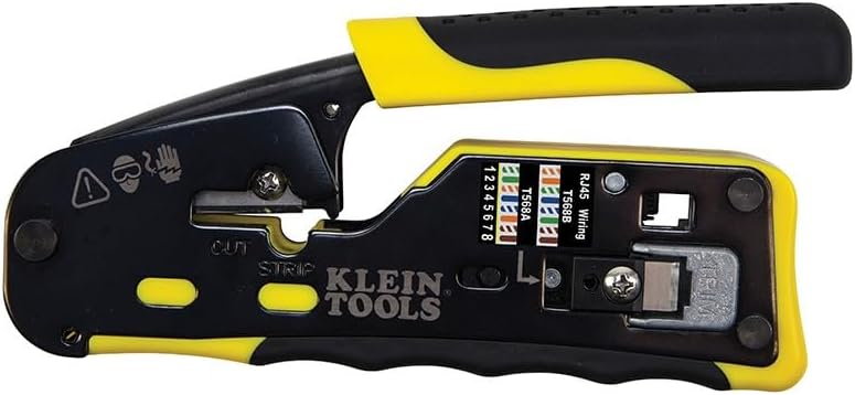 Klein Tools VDV226-110 Crimpadora de cables de datos modulares con...