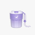 CHEERFUL GOAT Taza de café con forro de cerámica, vaso aislado de viaje de acero inoxidable con forro de cerámica, con tapa, taza a prueba de fugas de 10 onzas para café con agua caliente y fría en