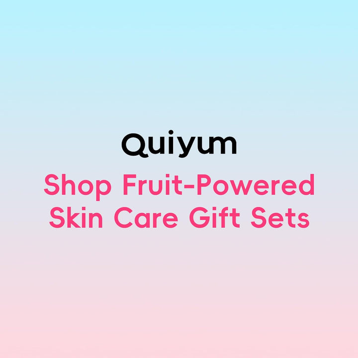 QUIYUM Set de regalo para el cuidado de la piel de frutas, rutina 6...