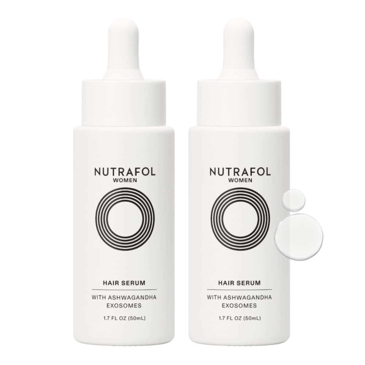 Nutrafol Suero capilar para mujer, soporta un cabello visiblemente más grueso y fuerte, Paquete de 2