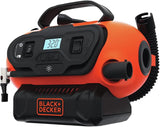 BLACK+DECKER Inflador de neumáticos, compresor de aire portátil, bo...