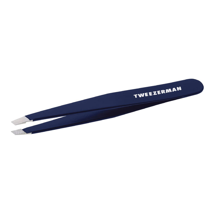 Tweezerman - Pinza inclinada exclusiva azul de noche, pinzas para d...