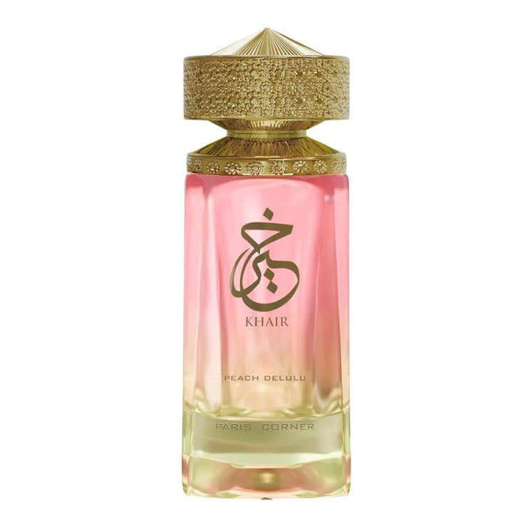 Paris Corner Khair Peach Delulu Eau de Parfum para mujer, 3.4 onzas...
