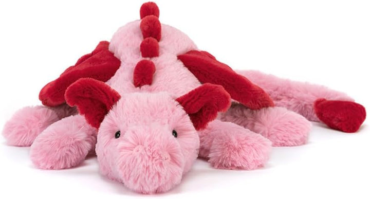 Jellycat Dragón de Corazón 20 pulgadas Grande Juguete de