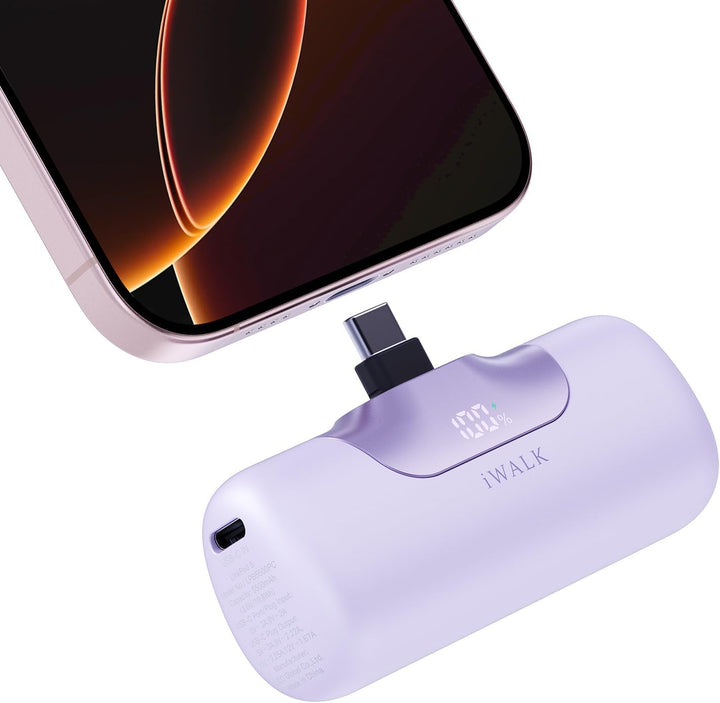 iWALK Cargador portátil de 5500 mAh Banco de energía pequeño de pró...