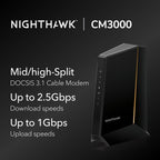 NETGEAR Nighthawk DOCSIS 31 Cable módem de división